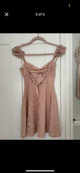 Windsor Lace Skater Mini Dress - Image 2