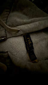 Polo Ralph Lauren Fleece Full-Zip Hoodie Grey Size Small - Image 2