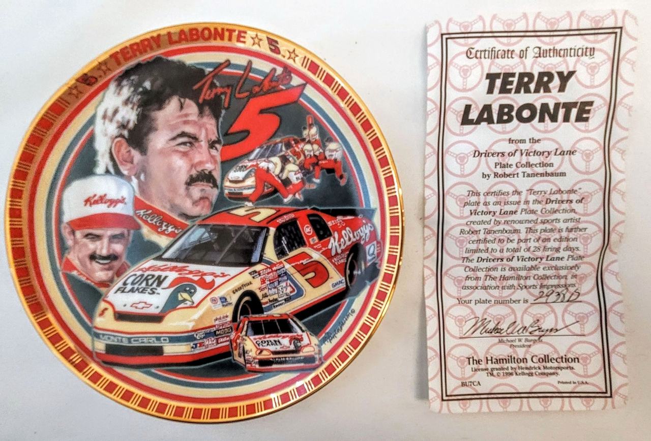 Terry Labonte Drivers of Victory Lane Collector Plate