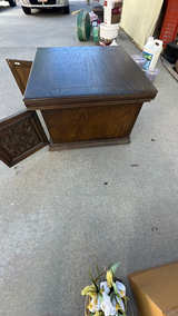 Vintage Carved Wood Coffee Table - Image 3