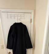 Chartou Black Wool Blend Overcoat - Image 3