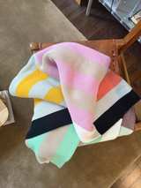 Dusen Dusen Colorblock Knit Throw Blanket - Image 5