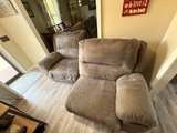 Ashley Power Reclining Sofa and Loveseat.   - Image 7