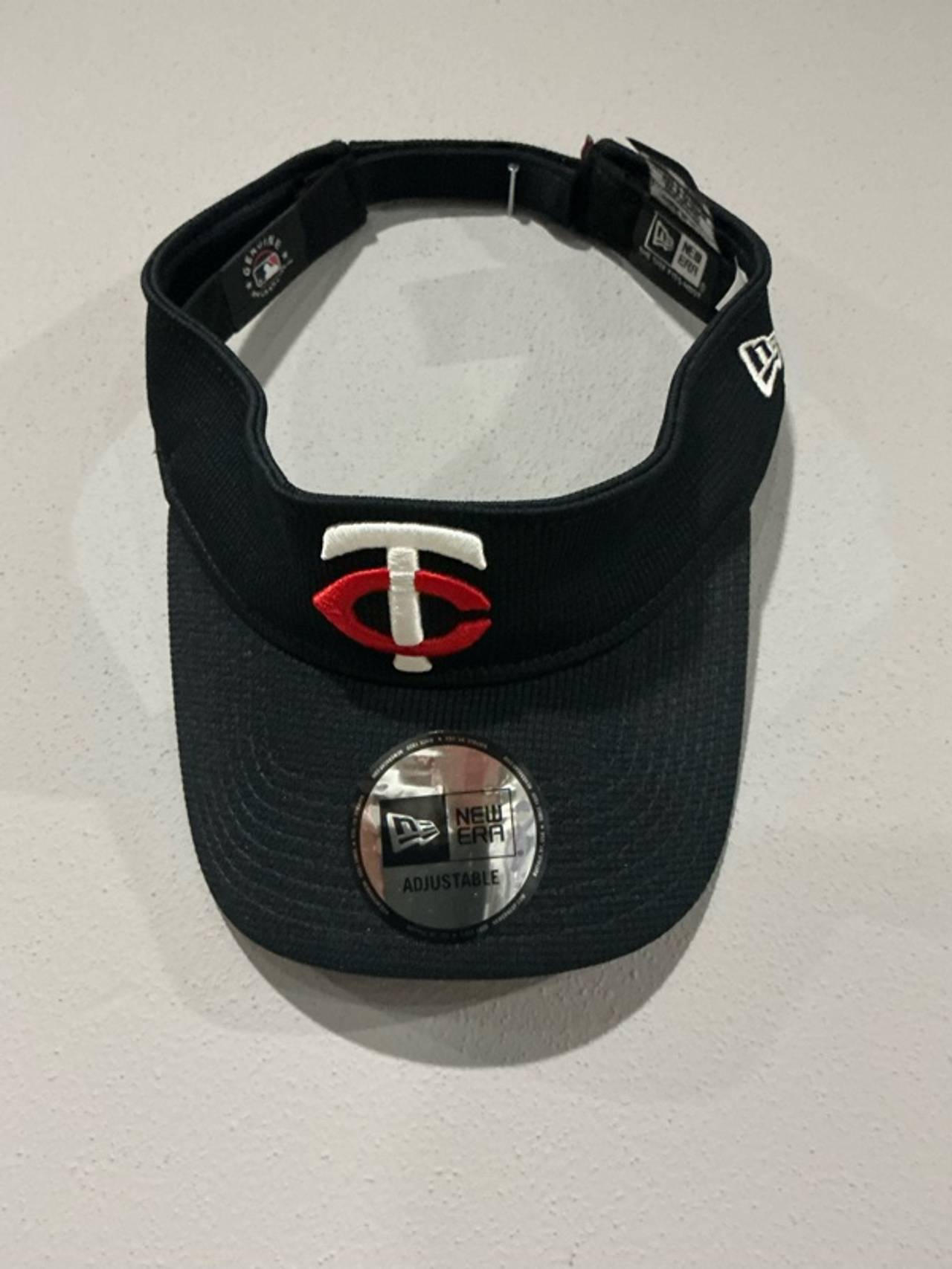 New Era Minnesota Twins Navy Visor Adjustable Hat