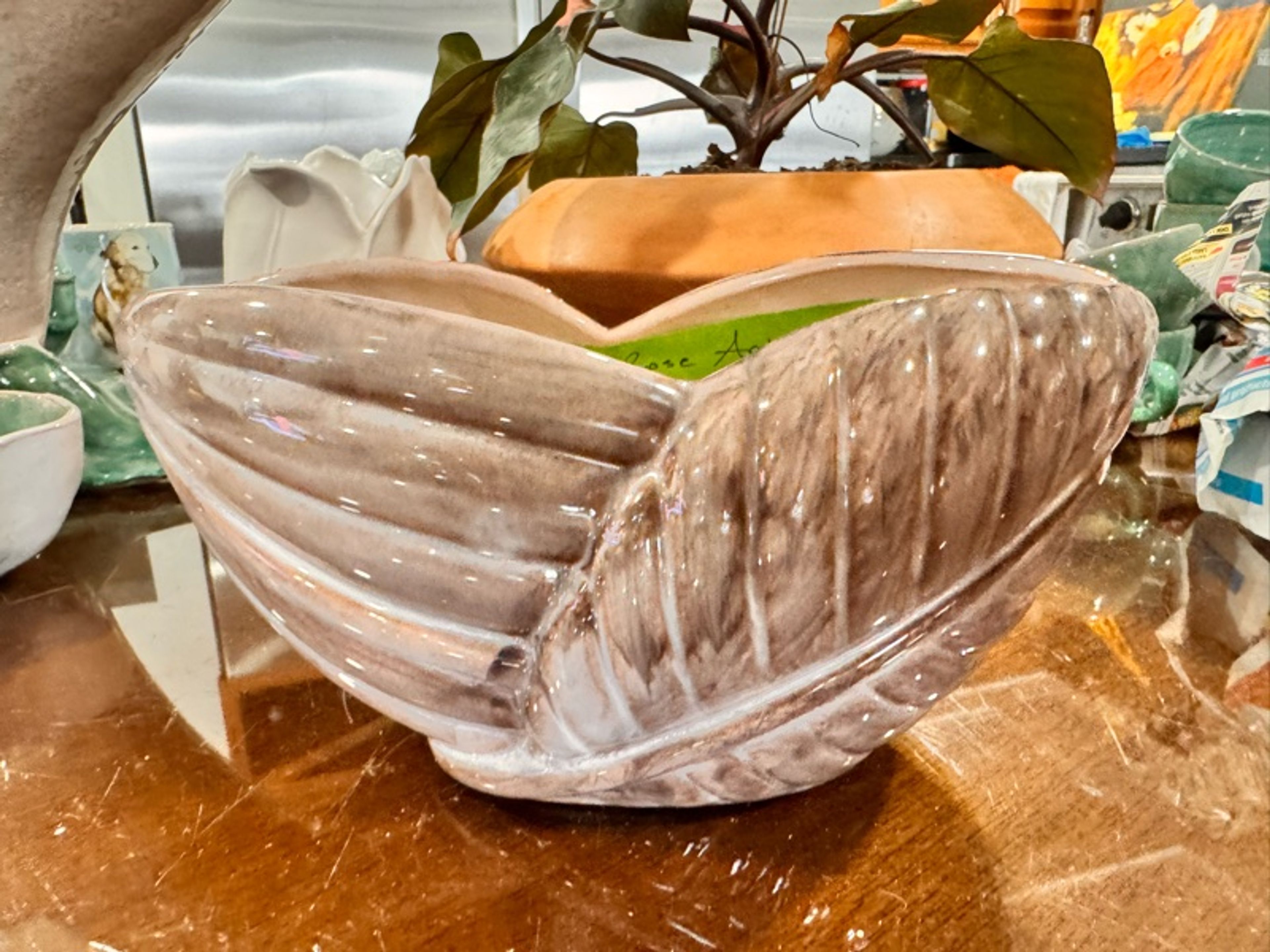 Stangl Terra Rose Artware #3228 leaf bowl