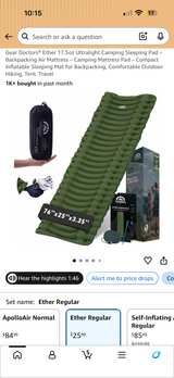Gear Doctors® Ether 17.5oz Ultralight Camping Sleeping Pad – Backpacking Air Mat - Image 2