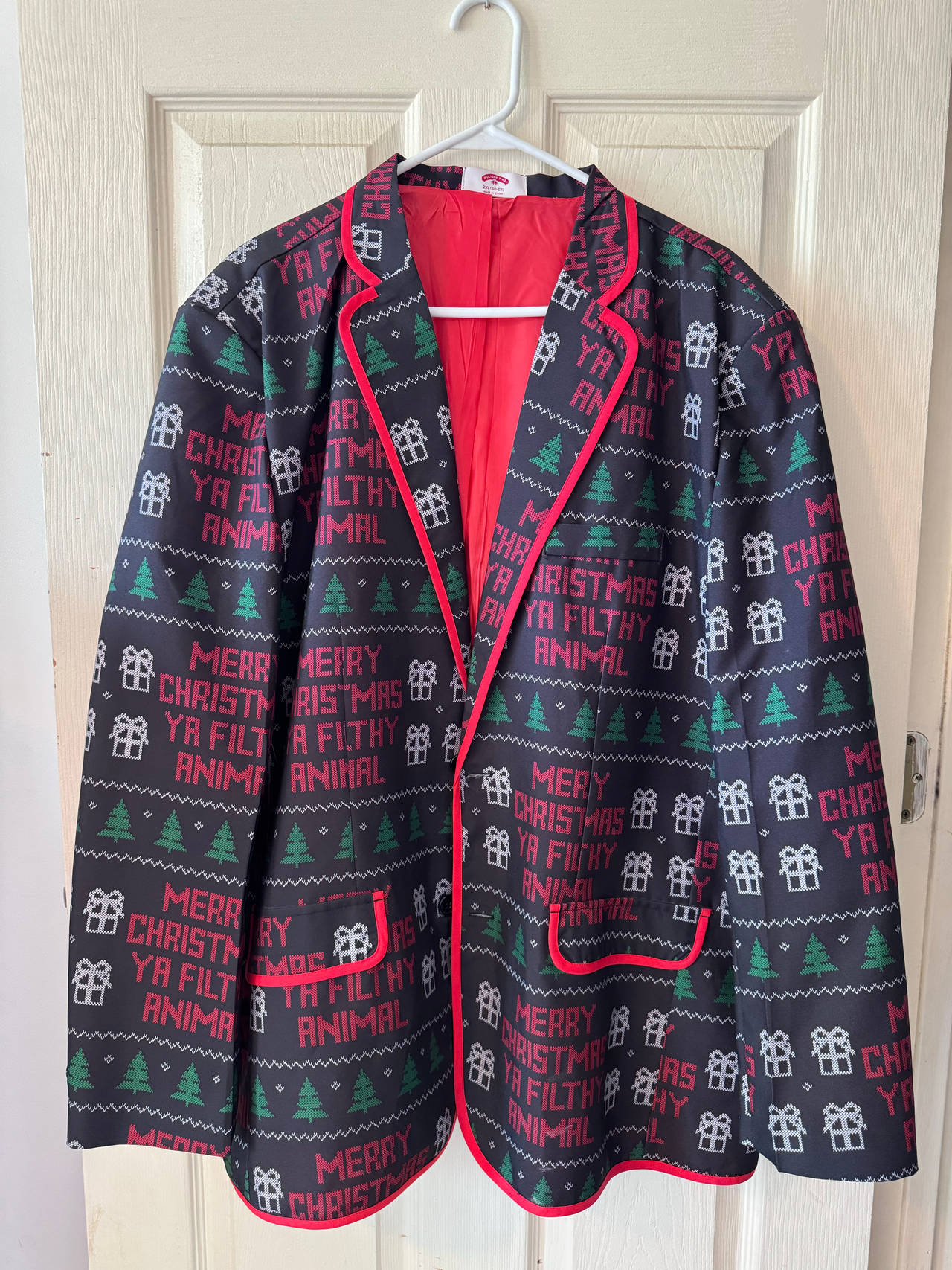 OppoSuits Merry Christmas Ya Filthy Animal Blazer