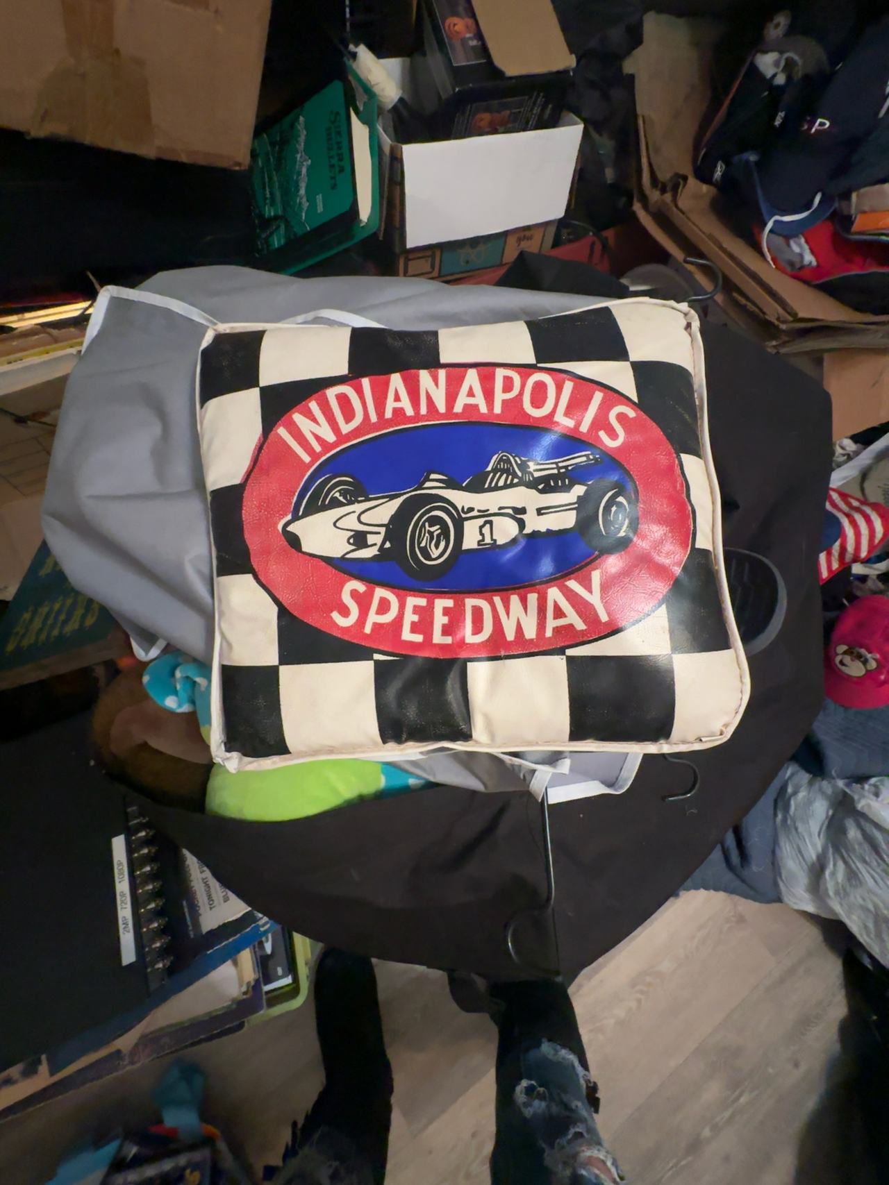 Indianapolis 500 Stadium Seat Cushion Vintage
