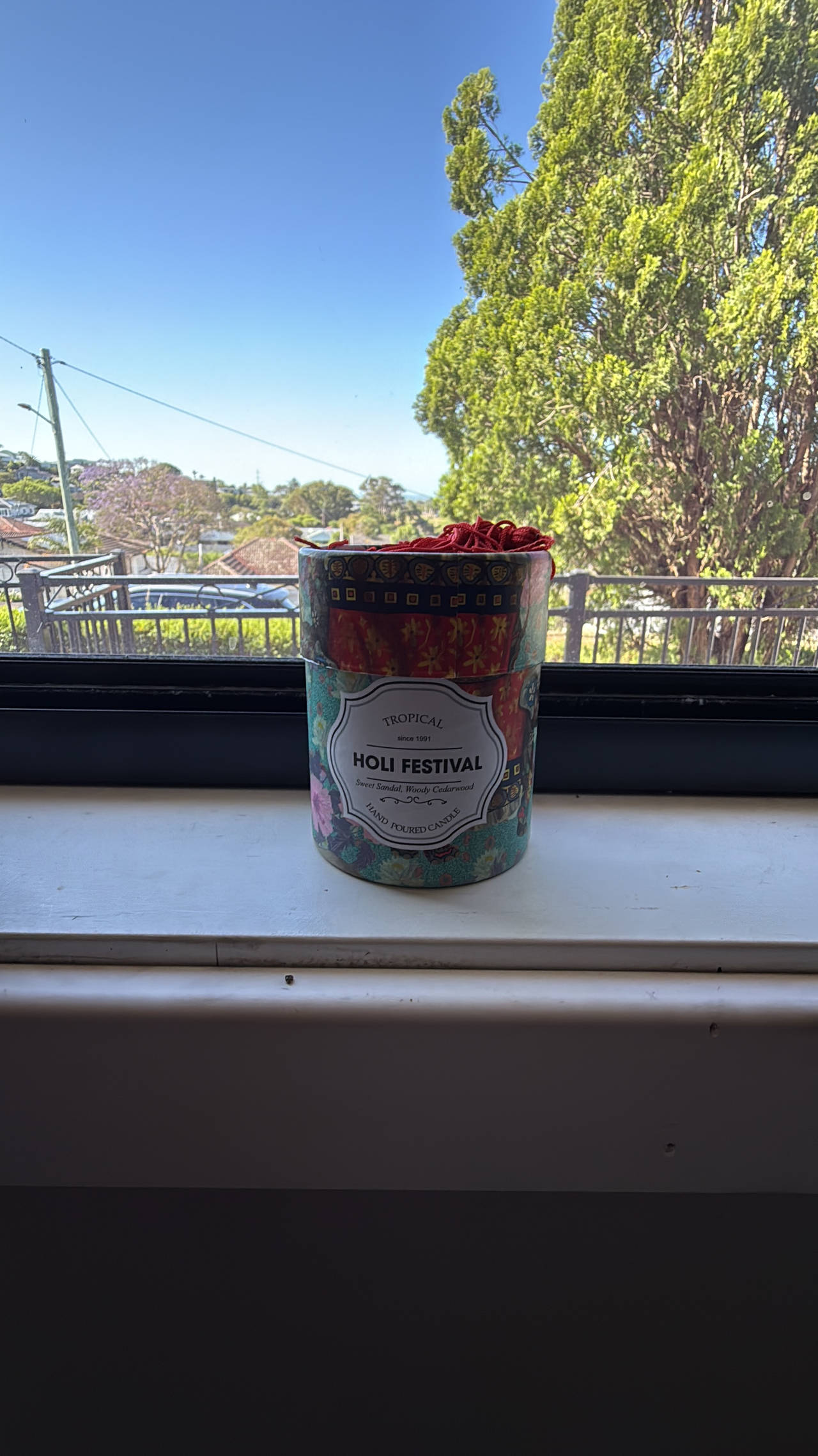 Glasshouse Fragrances Holi Festival Candle