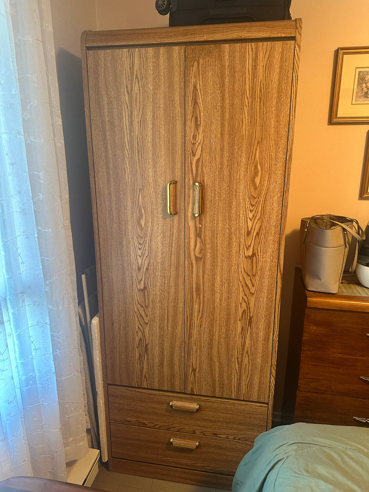 Wooden Wardrobe Armoire