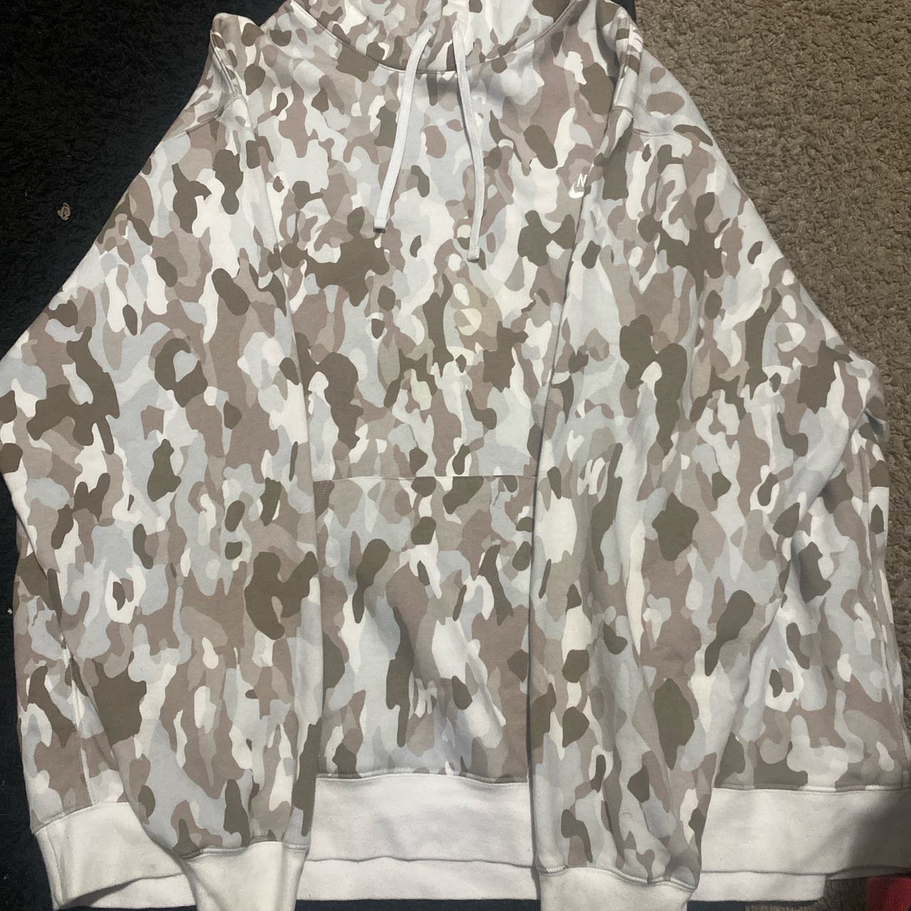 Camo Print Hoodie