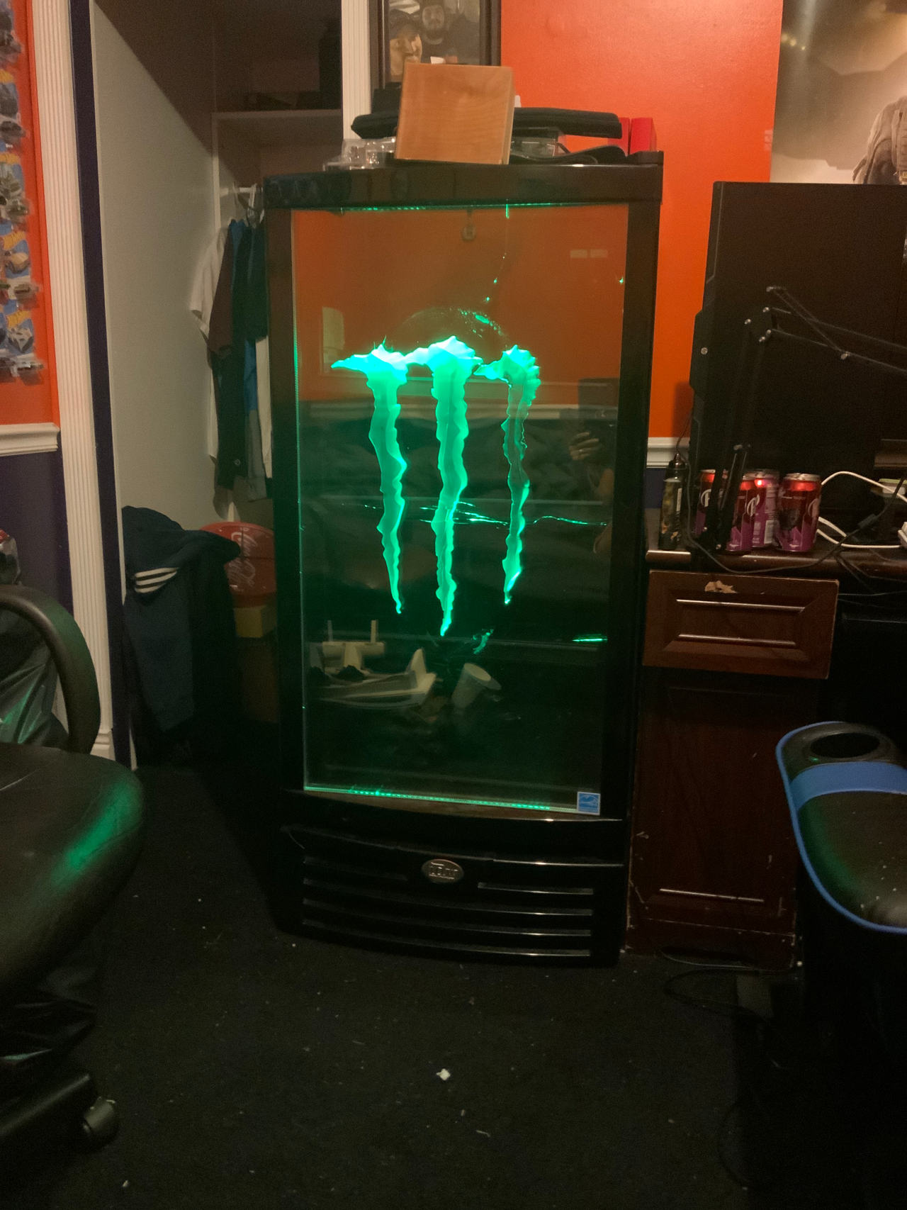 Monster Energy Drink Display Fridge