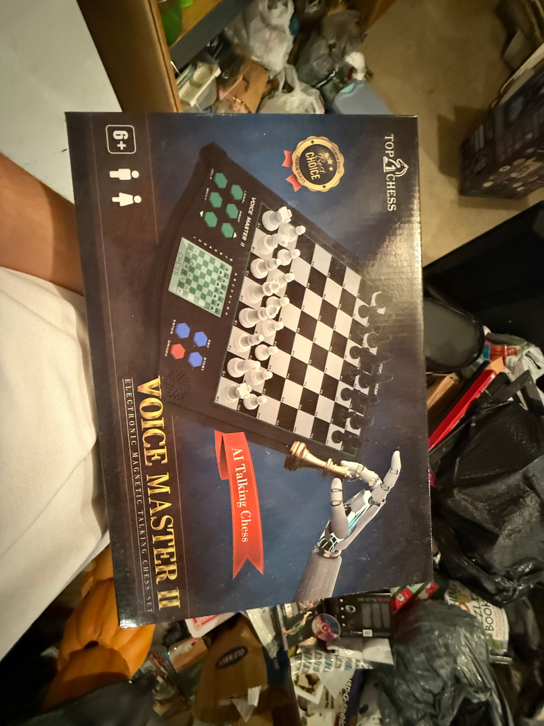 Top 1 Chess Voice Master II Electronic Magnetic Talking Chess Set
