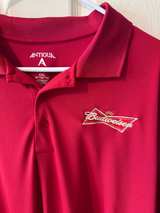 Antigua Budweiser Long Sleeve Polo Shirt XXL - Image 3