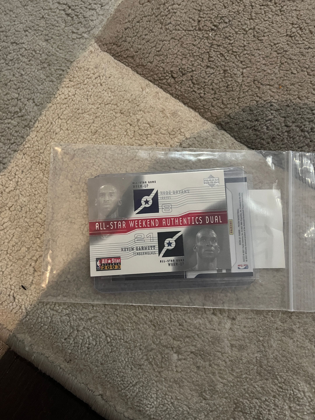 2003 Upper Deck All-Star Weekend Authentics Dual