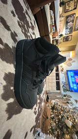 Adidas Hoops 3.0 Mid Black Basketball Shoes Mens 10.5 - Image 2