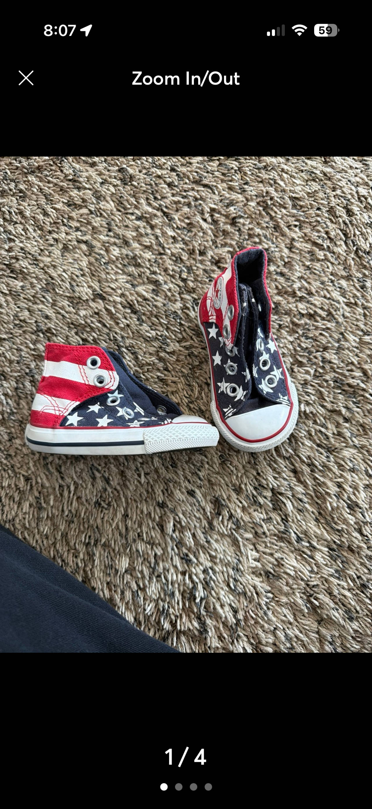 Converse Chuck Taylor All Star High Top Americana Toddler