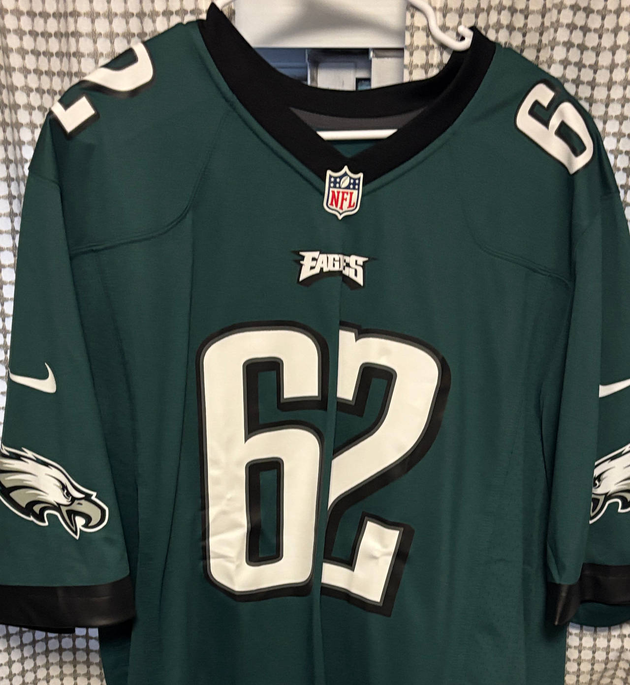 Nike Philadelphia Eagles Jason Kelce #62 Game Jersey