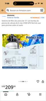 Choosmo 13" Sand Filter Pump System for Above Ground Pools - Image 5