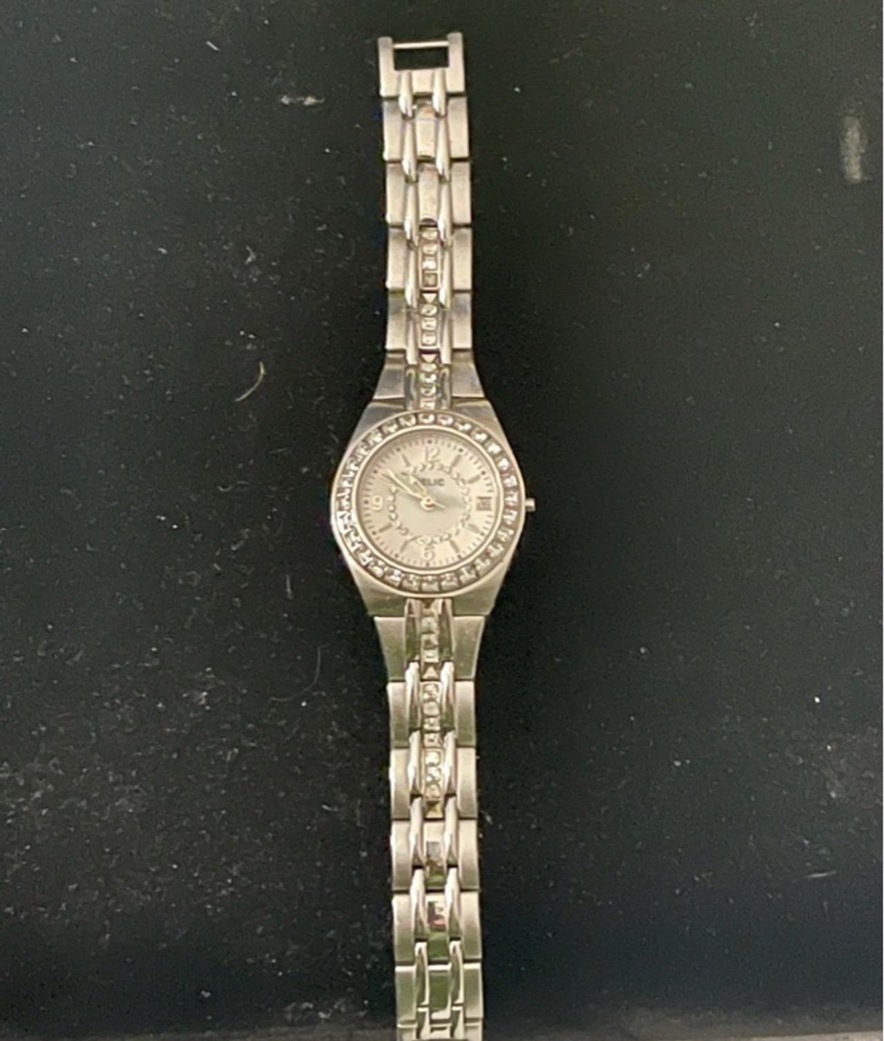 Fossil Relic Women's Silver Crystal Watch