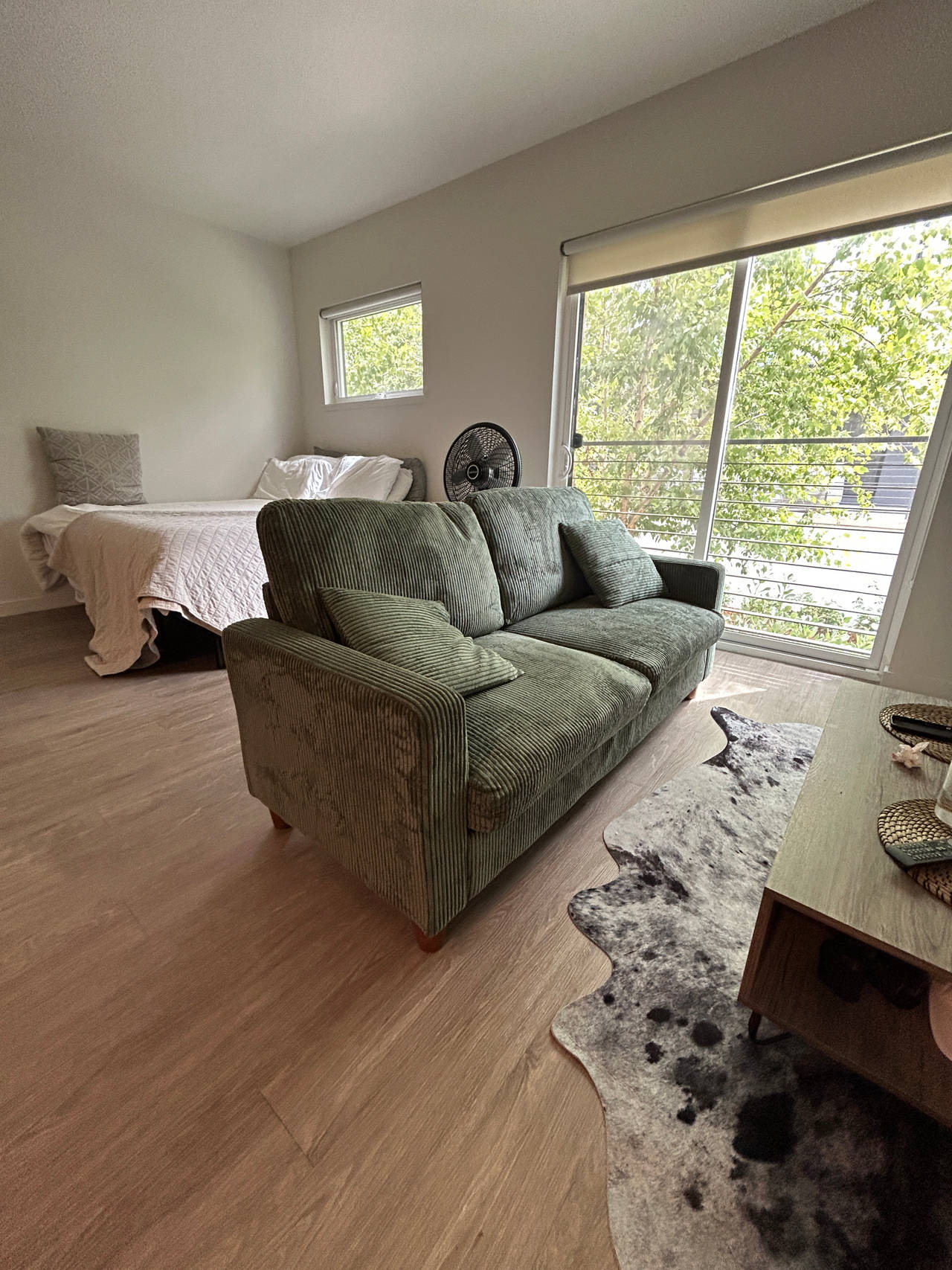 Corduroy Loveseat Sofa