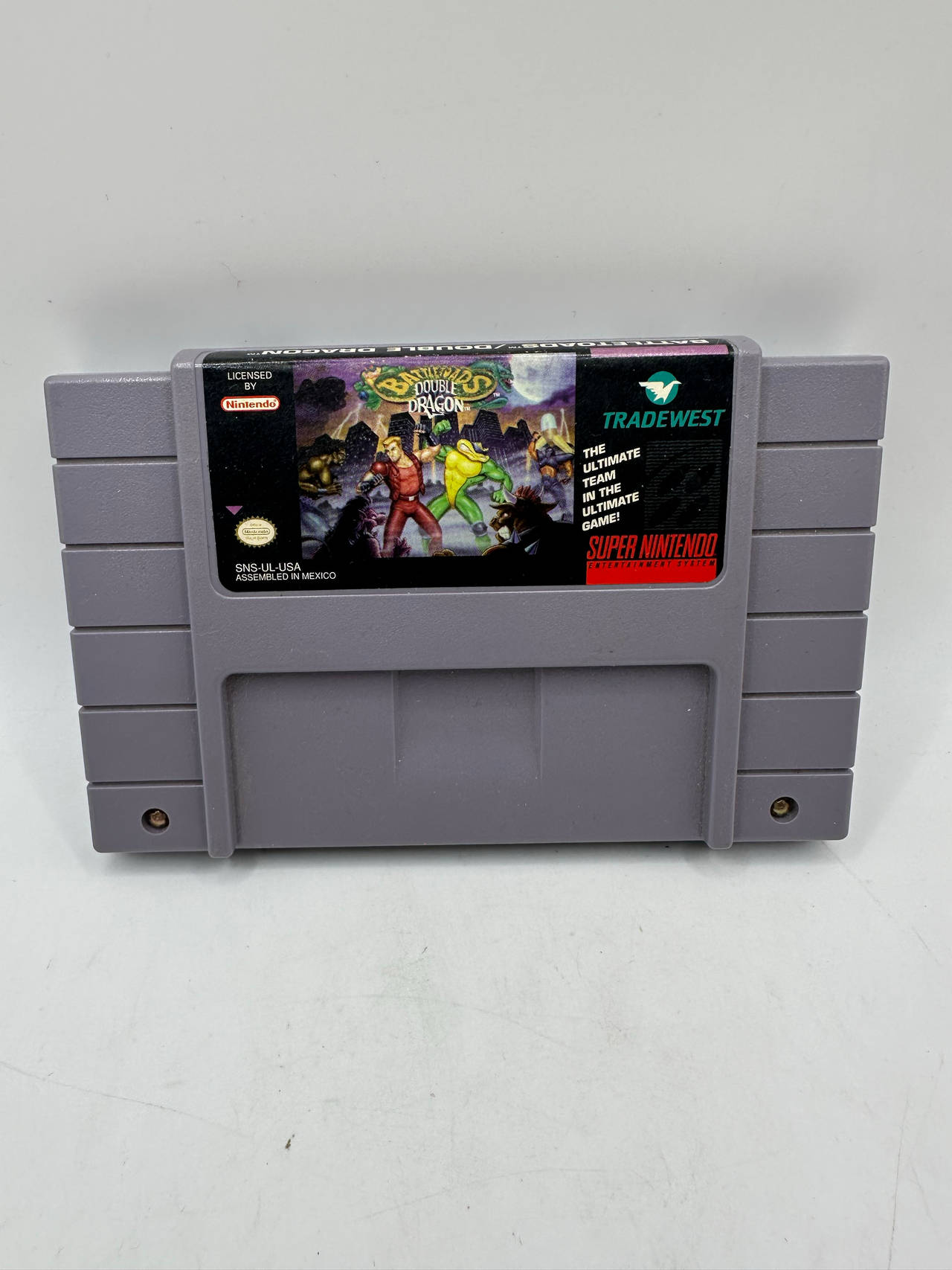 Battletoads Double Dragon Super Nintendo SNES 1993 Authentic TESTED Very Nice