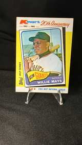 1982 Topps Kmart 20th Anniversary Willie Mays #13 Baseball Card - Image 2