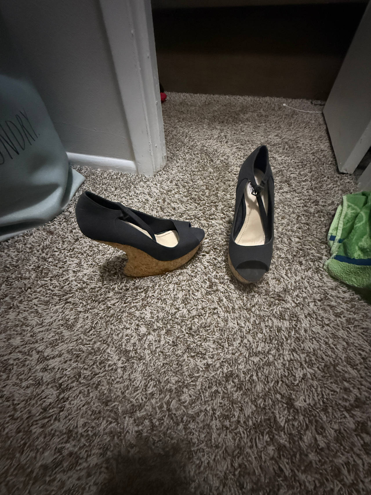 Women's Wedge Peep Toe Heels