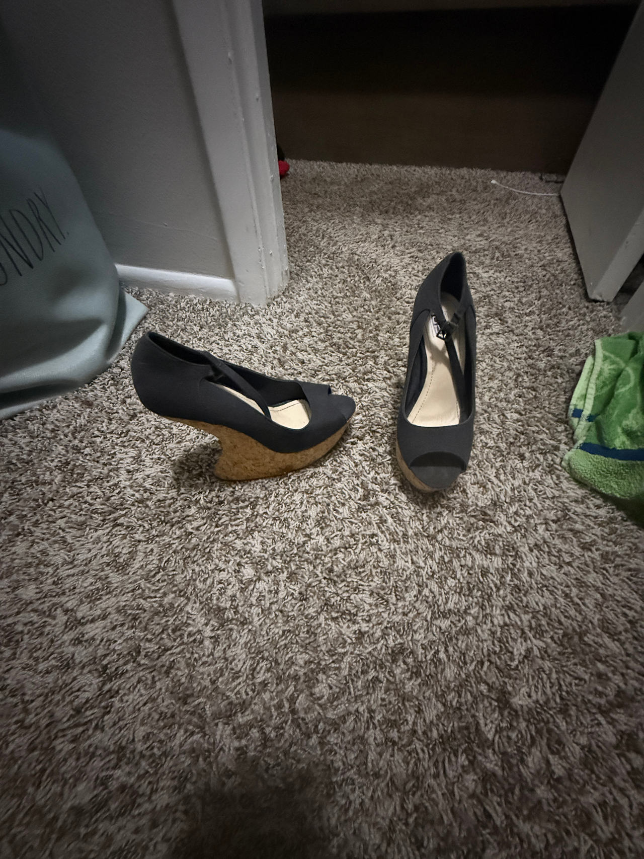 Women's Wedge Peep Toe Heels