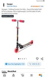 New, unopened, Voyager Five Nights at Freddy's Folding Scooter - Image 3