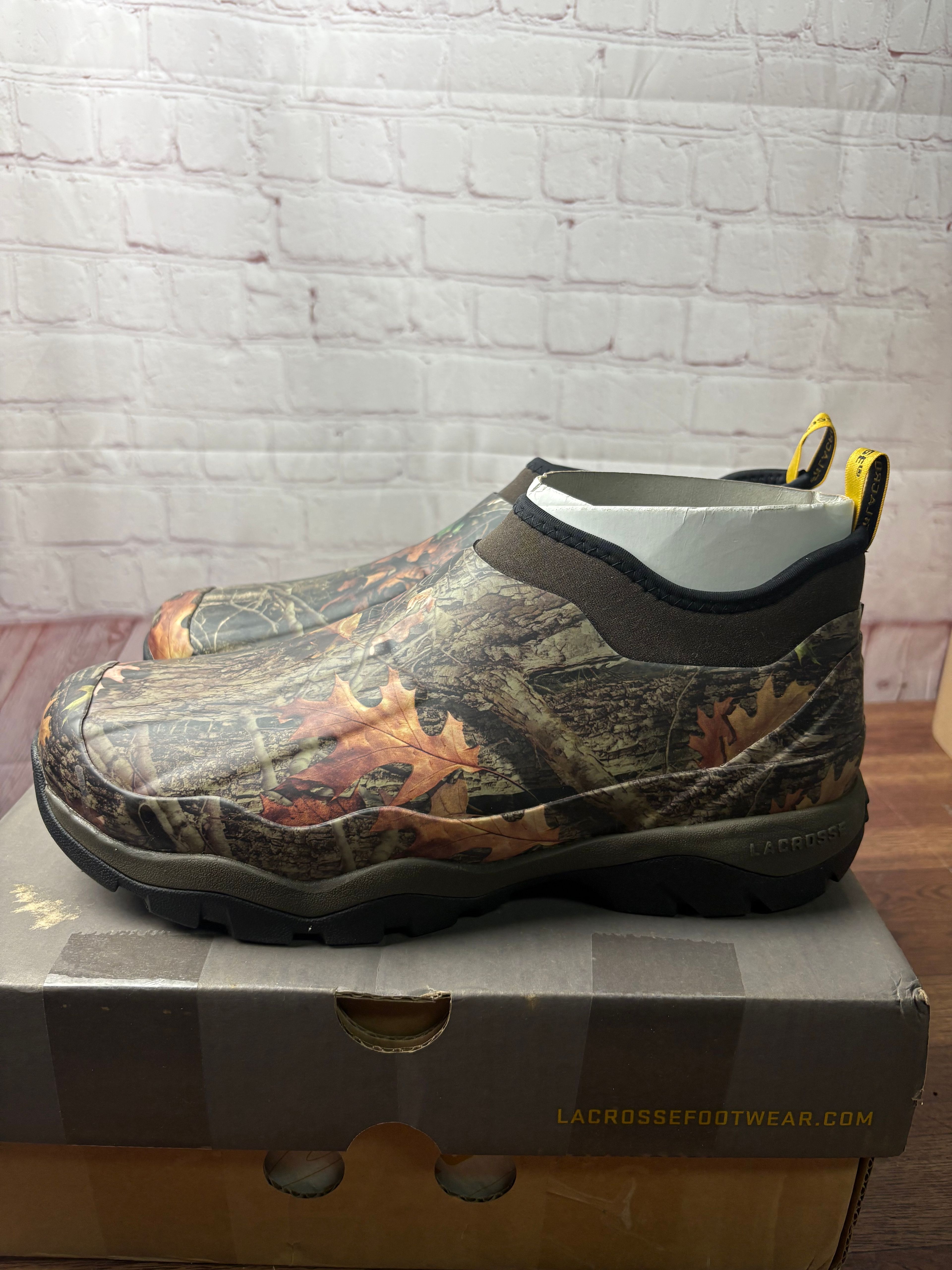 LaCrosse Alpha Muddy Mossy Oak Break-Up Country Ankle Boot size 11 - Image 2
