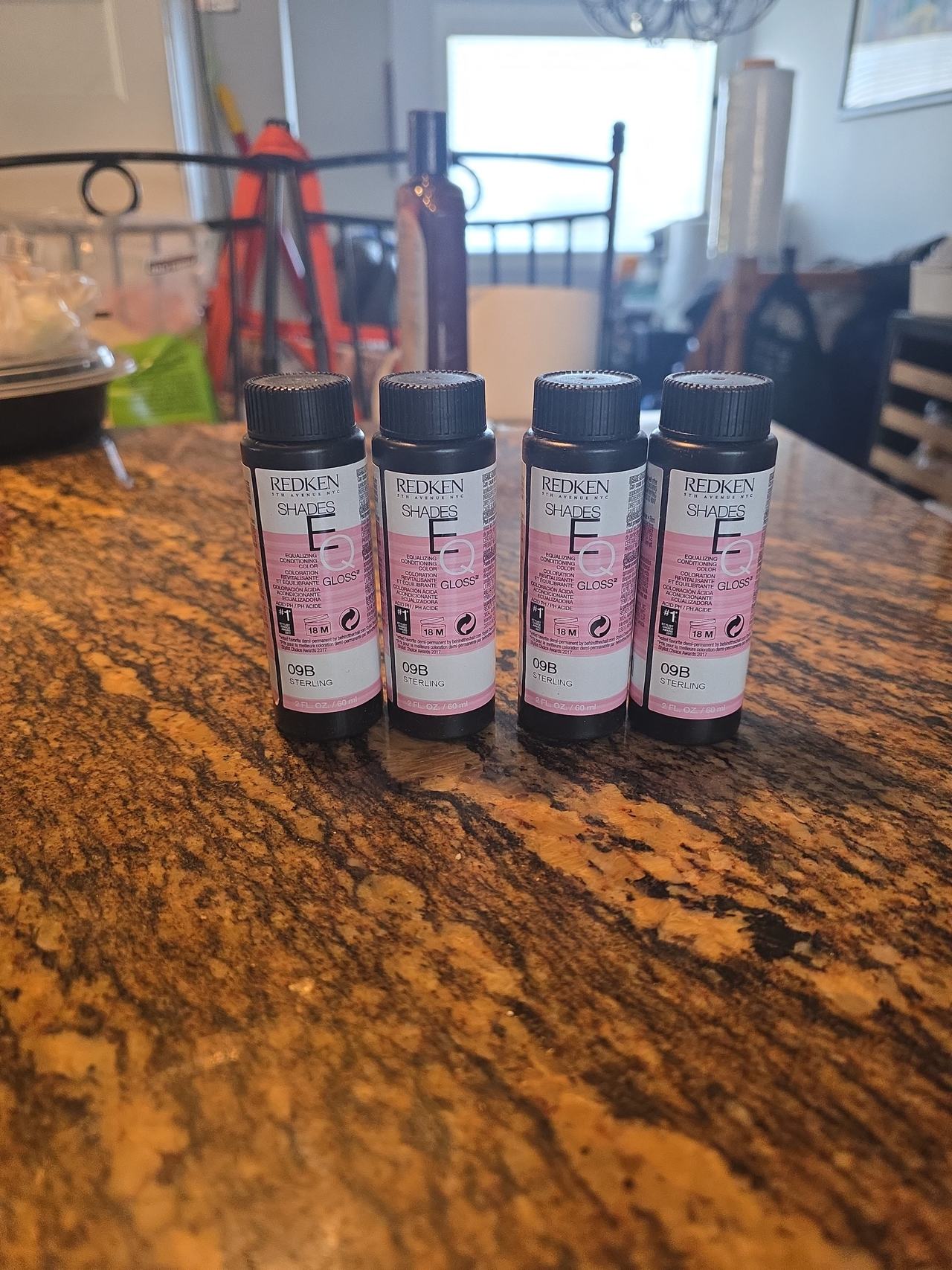 4 pcs Redken Shades EQ Gloss 09B Sterling