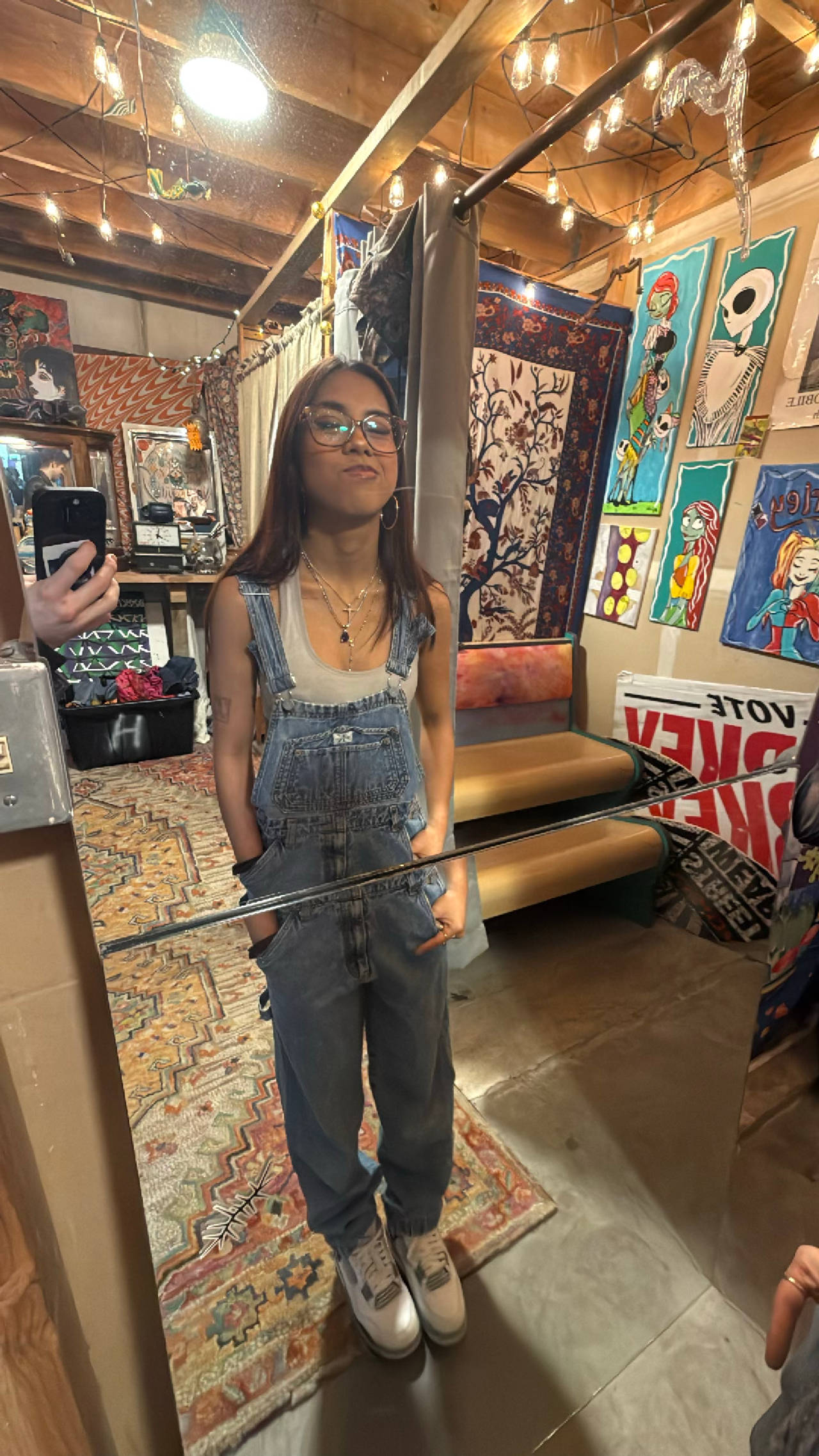 Denim Overalls