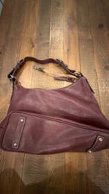 Dooney & Bourke Burgundy Leather Shoulder Bag - Image 3