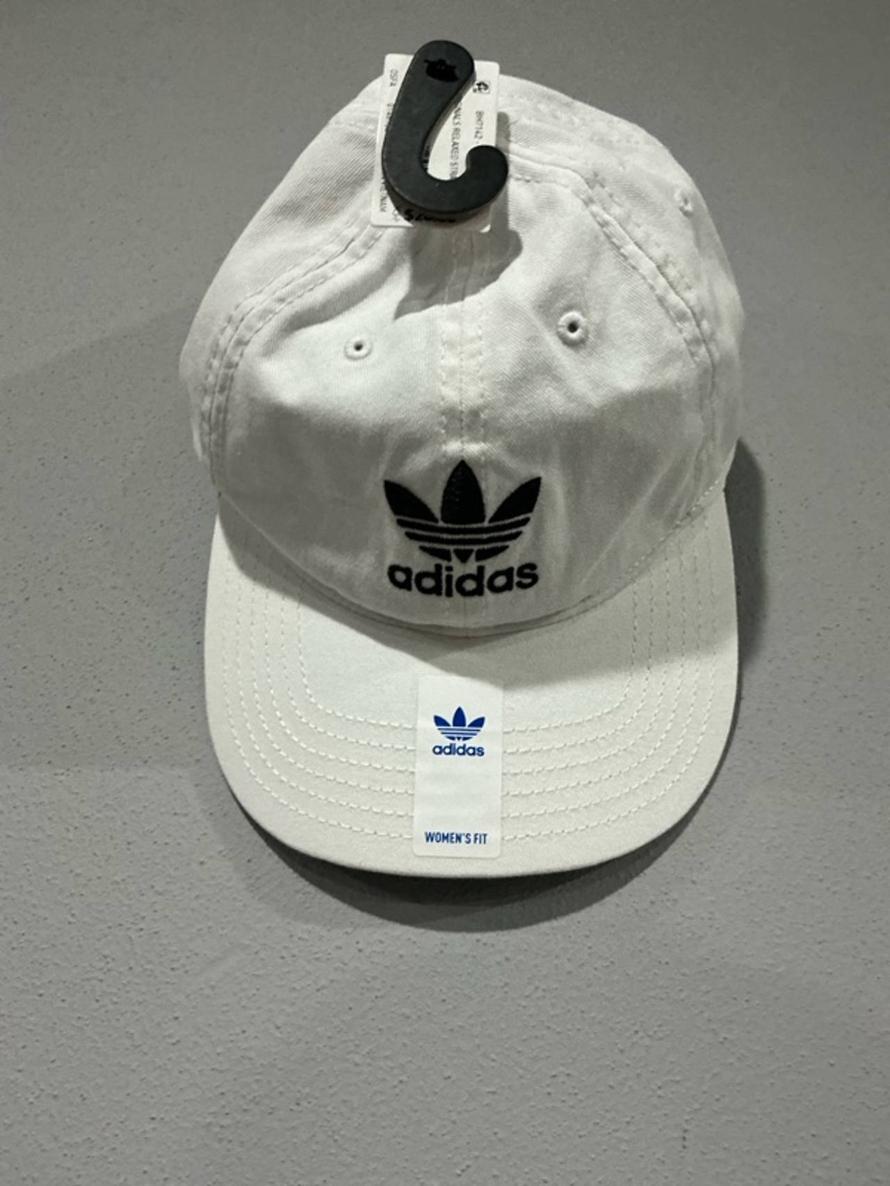 Adidas Trefoil Baseball Cap White Black