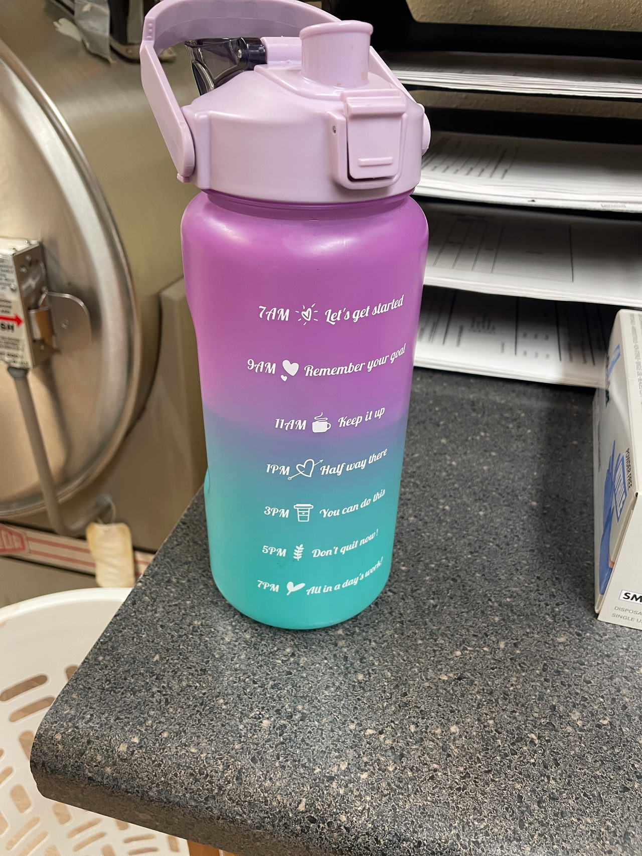 Motivational Water Bottle