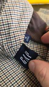 Old Navy Pixie Pants in Micro-Check - Image 1