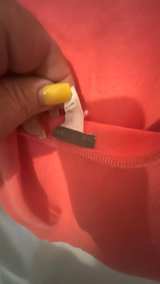 J.Crew Coral Knit V-Neck Halter Top - Image 3