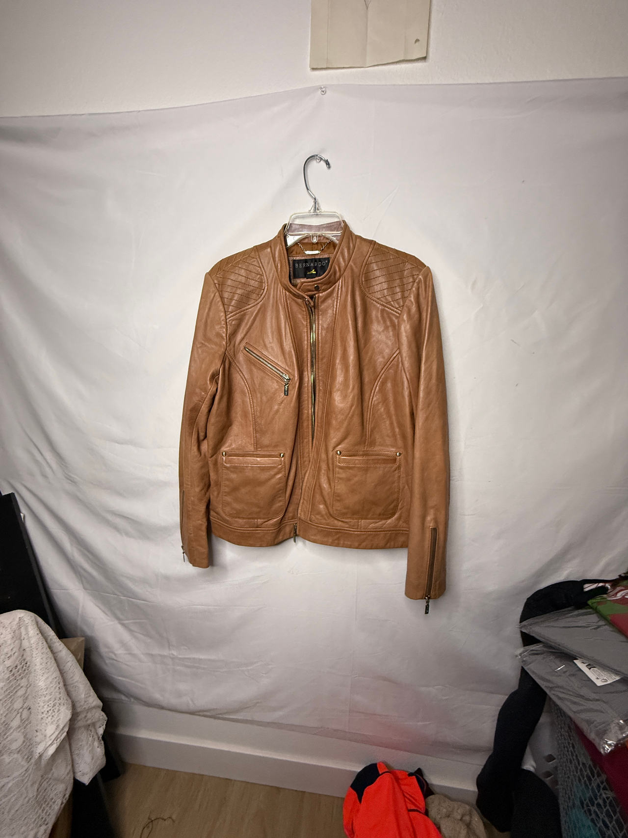 Men's Leather Moto Jacket