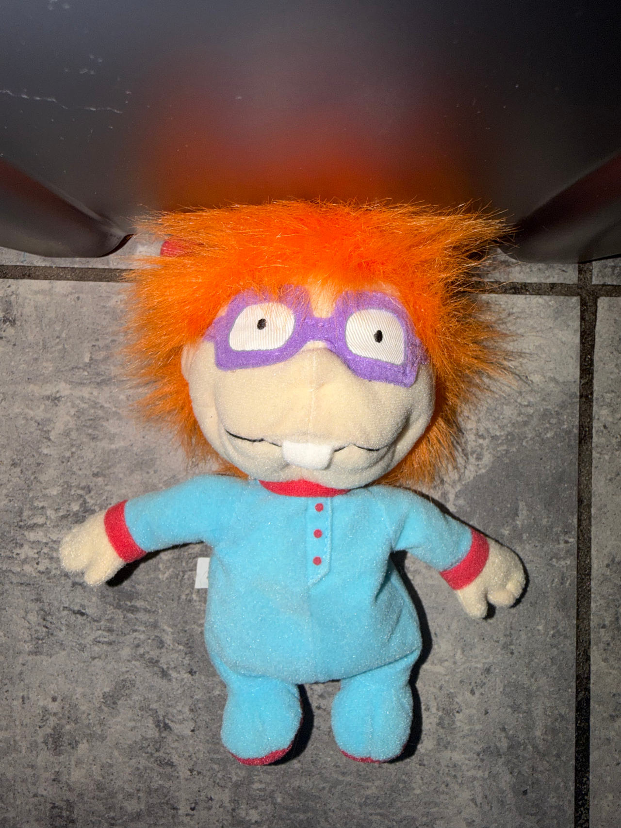 Nickelodeon Rugrats Chuckie Finster Pajamas Plush Bean Bag Toy