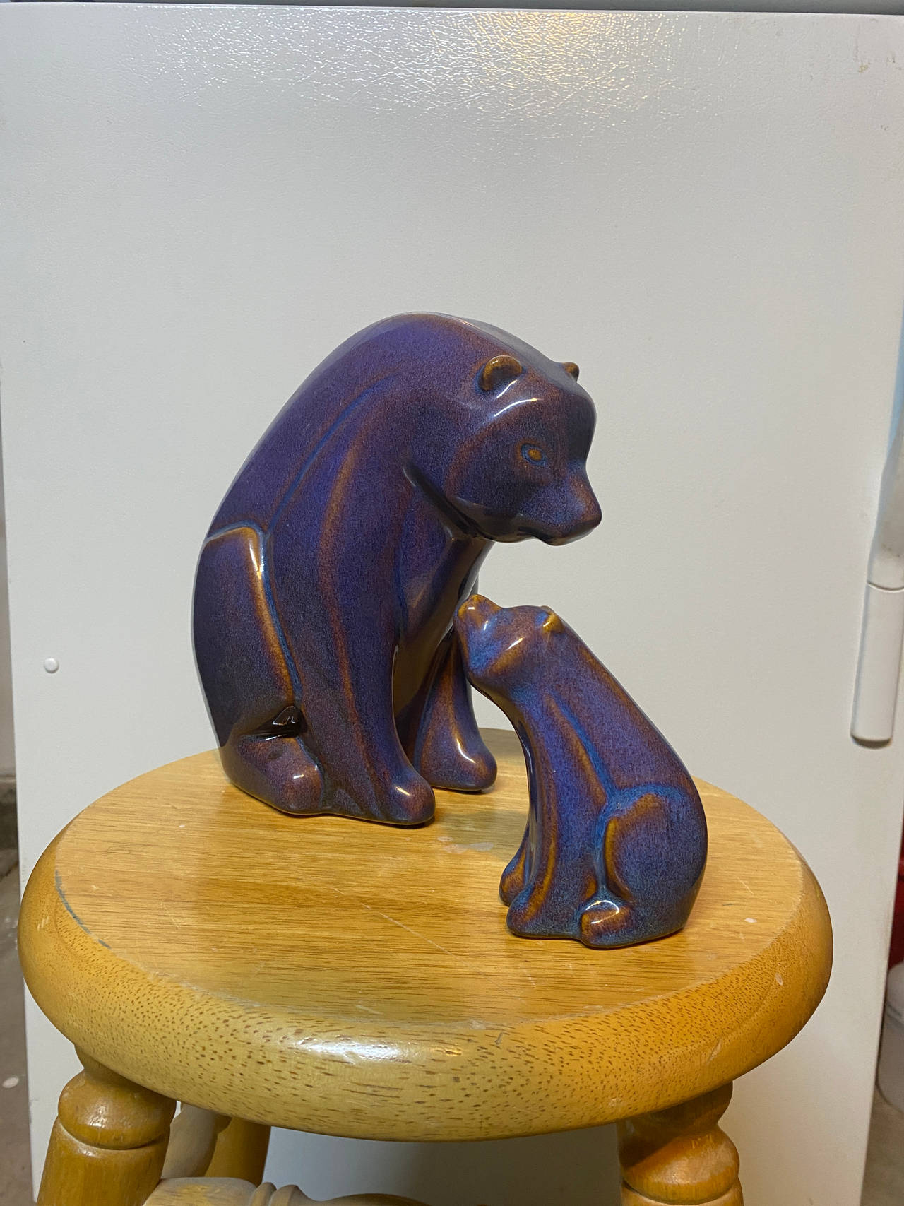 Ceramic Bear Figurine Set