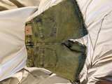 Teddy Fresh Yellow Acid Wash Denim Shorts - Image 3