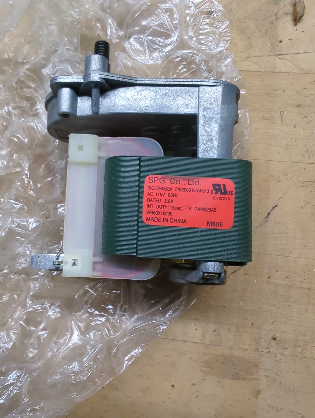 GE Refrigerator Auger Motor WR60X10230