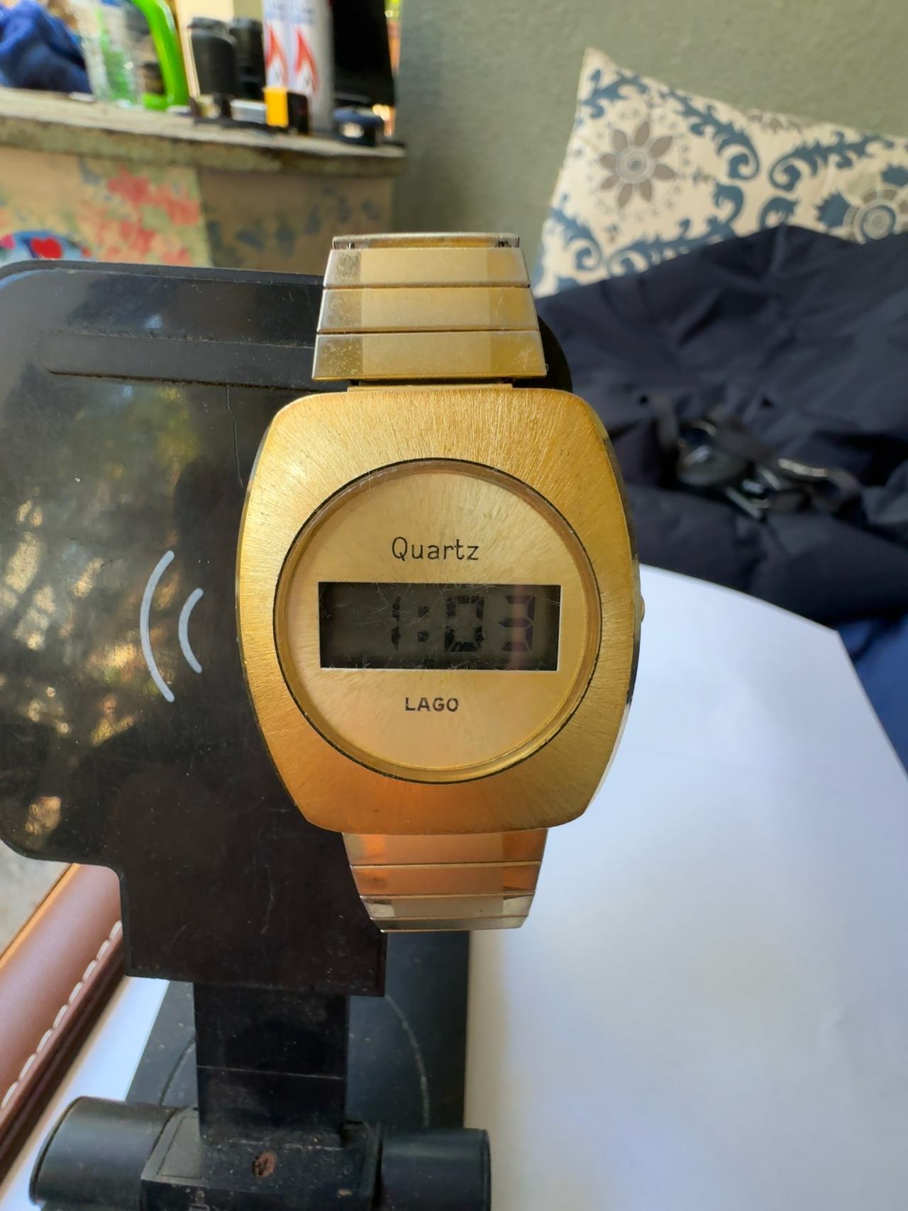 Instar Solid State Men's Digital LCD Watch