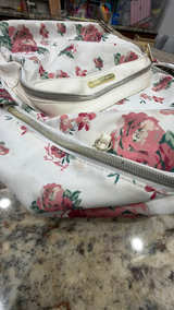 Juicy Couture Floral Backpack White/Red Roses - Image 4