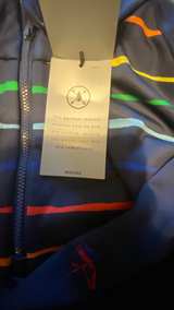 RLX Ralph Lauren Women's Striped UV Protection Quarter-Zip Pullover - Image 8