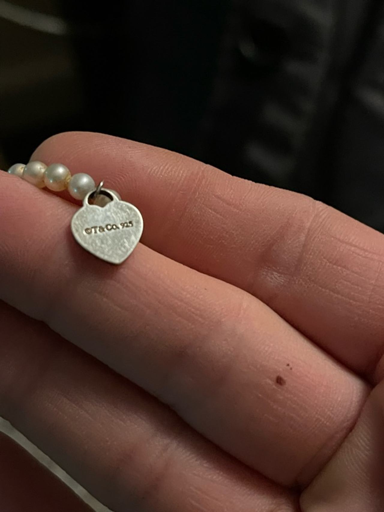 Tiffany & Co. Return to Tiffany White Pearl Bracelet