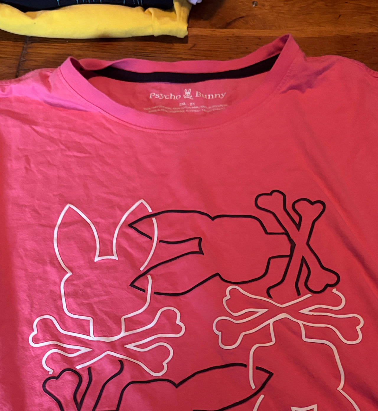 Psycho Bunny Pink Graphic Logo Tee