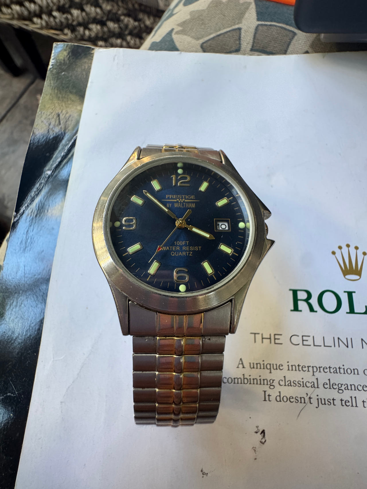 Prestige by Waltham Quartz Watch