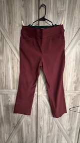 Violets & Roses Burgundy Pull-On Slim Leg Pants size 12/31 - Image 2